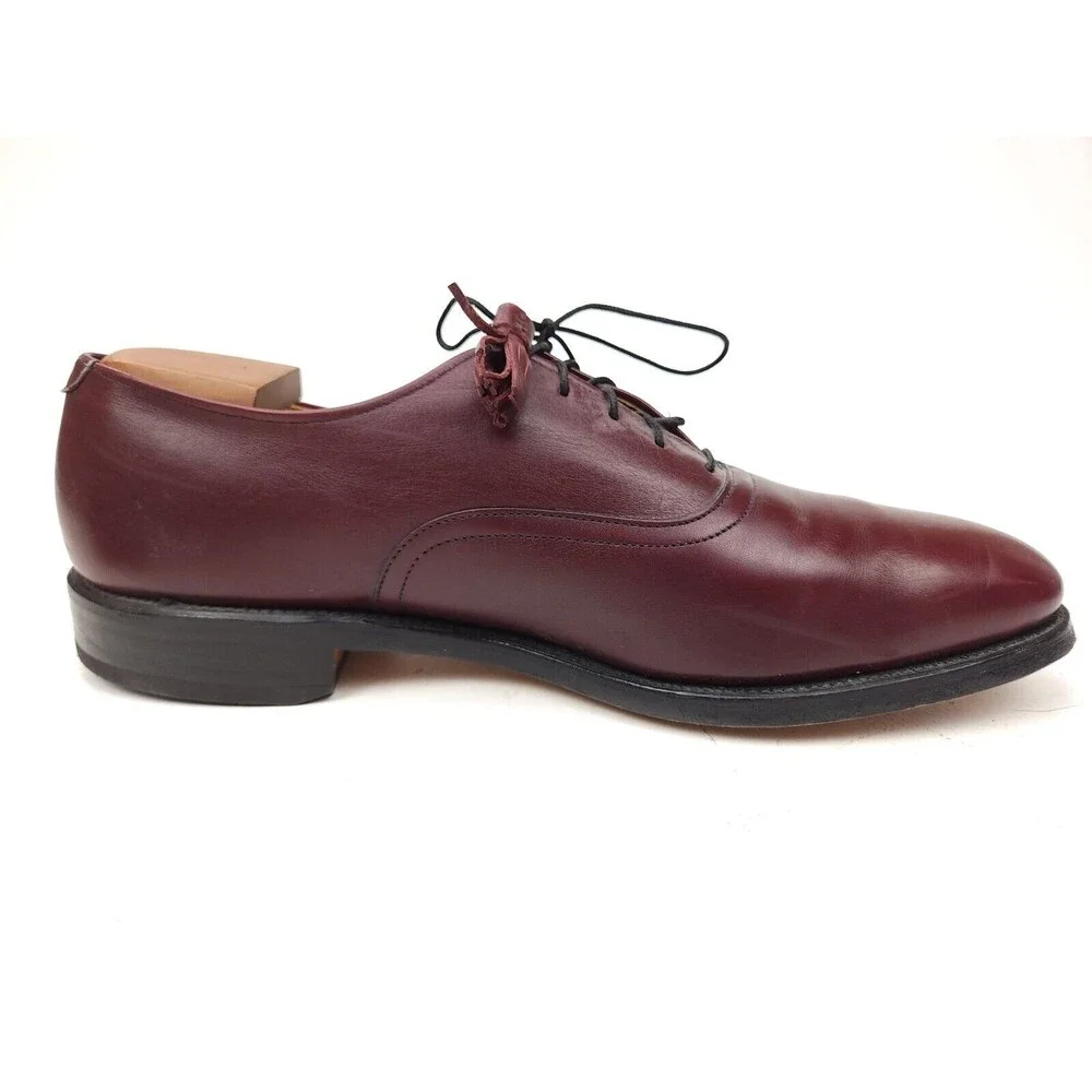 Allen Edmonds Hunter Burgundy Men’s 9 C Leather USA Oxfords Tassel Shoes